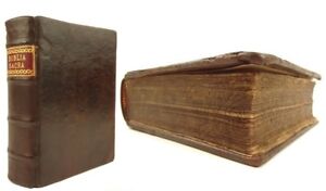 1567-Biblia-Sacra-latin-Holy-Bible-Frellon-Rare-gauffered-woodcuts-maps-etc