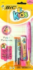 BIC Kids Mechanical Pencil, 1.3mm, Pink Barrel, 1-Count