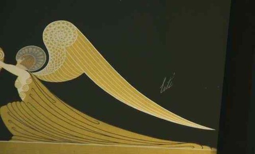 ERTE "ANGEL" SUPER RARE! LARGE LIMITED EDITION HUMIDOR BOX 15" X 11" X 5" - 第 4/12 張圖片