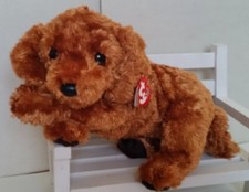 TY Beanie Buddy FITZ the IRISH SETTER Dog - NEW with Tag Protector