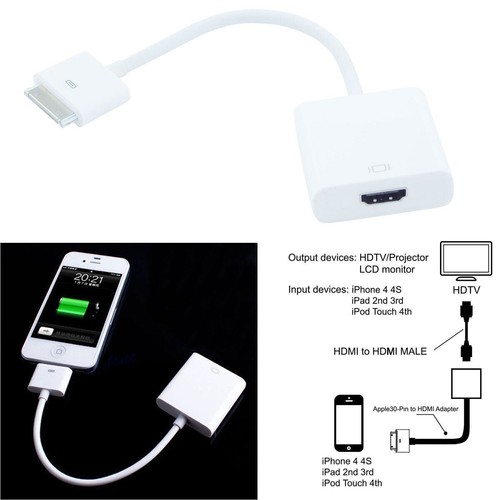 Glorioso Madurar Estallar Conector para base Dock 30 Pin para Cable Adaptador TV hembra HDMI para iPhone 4S iPad 2 3 | eBay Glorioso Madurar Estallar Conector para base Dock 30 Pin para Cable Adaptador TV hembra HDMI para iPhone 4S iPad 2 3 | eBay