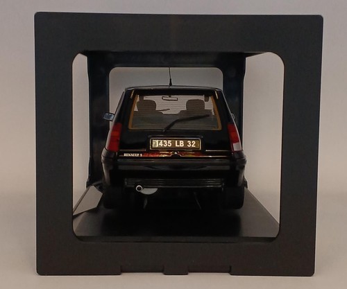 Norev 1/18 Renault Super Cinq GT Turbo 1989 Black Opened Displayed - Picture 10 of 11