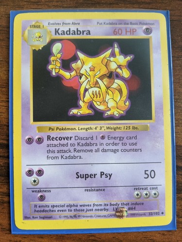 1995 Base Set Pokemon Cards Shadowless PICK YOUR CARD - Picture 5 of 41