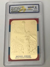 1998 Fleer 23KT Gold Michael Jordan 1986 Rookie- Red/White/Blue Border Gem-Mt 10