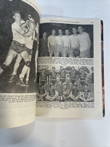 Raro 1944-45 Guía Oficial de Baloncesto por A.S. Barnes---Dick McGuire - Imagen 5 de 13