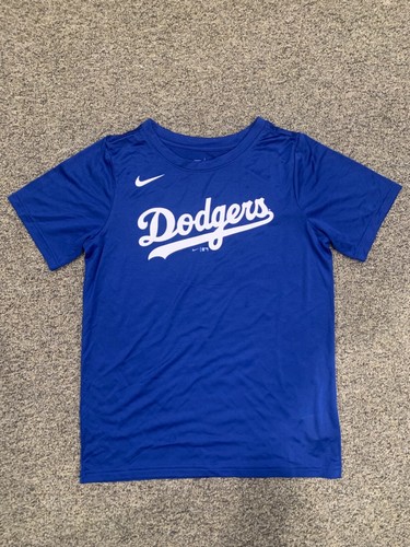 *YOUTH* LOS ANGELES DODGERS NIKE MLB BLUE JERSEY T-SHIRT NEW Yth S M L PICK SIZE - Picture 4 of 4