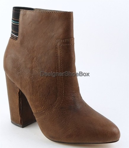 Tacchi Punta Marrone Faye Mandorla Caviglia A Stivali Moda Joe's Pelle Designer nPzp141