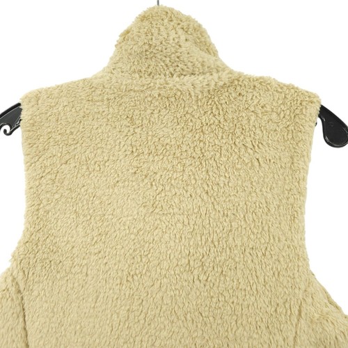 Patagonia Los Gatos Vest Womens Size M High Pile Fleece Full Zip Khaki 25215 - Picture 11 of 12