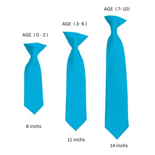 Romario Manzini® Solid Colors Clip on Ties 8" 11" 14" (3 Length and 45 colors) - Picture 46 of 209