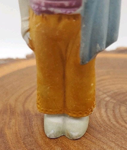 Vintage Bisque Penny Doll Boy MEXICO DOLL Frozen Dolls Made in Japan C345 - Picture 10 of 11