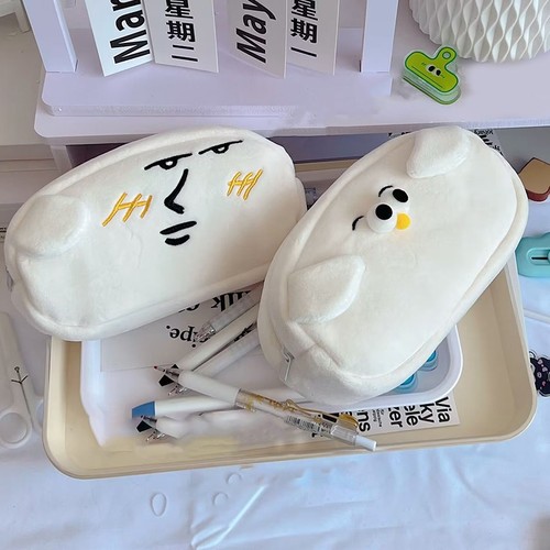 Cartoon Seagull Pencil Case Large Capacity Cute Funny Pen Pouch School Suppl-yg - Picture 8 of 13