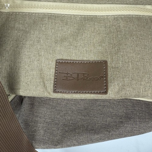 Bella Russo 20 Inch Canvas Urban Desert Travel Duffle Bag - Tan/Brown NEW - Picture 16 of 16