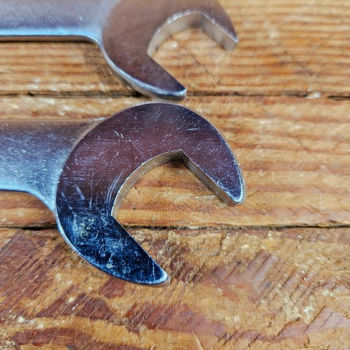 Menge 3 Vintage Indestro Super Open-End USA 3/4" Offset Schraubenschlüssel # 1829, 1830 & 1831 - Bild 8 von 20