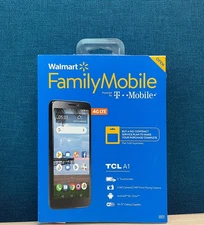 Walmart Family Mobile TCL A1 Black T-Mobile Prepaid Smartphone