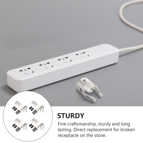 Kit de 4 juegos de enchufes de quemador horno eléctrico repuestos cocina receptáculo para - Imagen 3 de 12