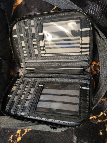 Lugz Carousel Crossbody Belt Bag Purse And Wallet Heather Gray - Picture 6 of 8