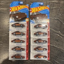 Hot Wheels 2025 ‘96 Porsche Carrera Then And Now Brown Set/Lot X10