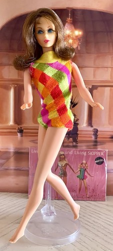 WSPANIAŁA VINTAGE BRUNETKA MARLO FLIP TNT BARBIE W IOB Z OSSEM I AKCESORIAMI - Zdjęcie 2 z 19
