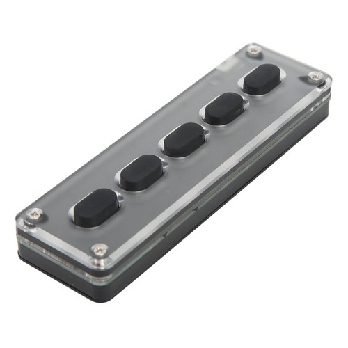 Mini 5 Key Keypad BT Wireless USB Wired Dual Mode Mute Shortcut Multifunction FY - Afbeelding 6 van 22