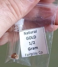 Natural Gold Mini Nugs .5g TW 20k-23k, From Prospectors Gold & Gem Ft Collins CO 3747.97 per troy oz