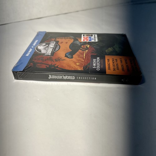 Brand New! Jurassic World: 5-Movie Collection Steelbook Blu-Ray + Digital Sealed - Picture 3 of 6