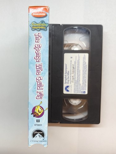 Spongebob Squarepants The Sponge Who Could Fly VHS Nickelodeon Video Tape Nick - Picture 5 of 7