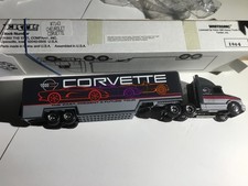 Ertl Whitegmc Cab With Drop Trailer Diecast Semi Truck. 164. Corvette 1804 Ertl Whitegmc Cab With Drop Trailer Diecast Semi Truck. 164. Corvette 1804