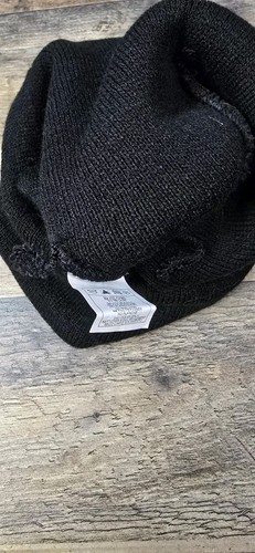BALTIMORE RAVENS CAPPELLO NERO IN MAGLIA BERRETTO CON POLSINI - NUOVO - Foto 3 di 3