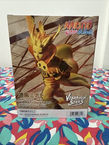 Minato Namikaze Figure Naruto Vibration Stars Kurama Mode Banpresto Original - Foto 2 di 4