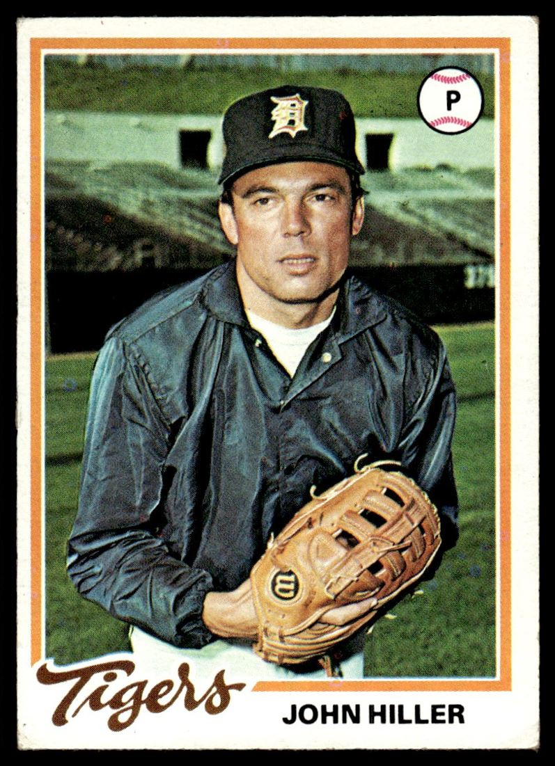 1978 Topps John Hiller Detroit Tigers #258