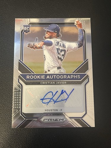 2021 Christian Javier ROOKIE RC AUTO AUTOGRAPH Panini Prizm #RA-CJ