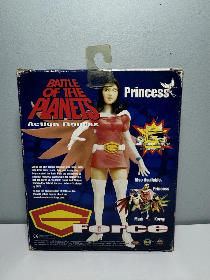 Figura de acción Battle of the Planets Princess G-Force 2002 ToyFare *SELLADA* Foto 2 de 4