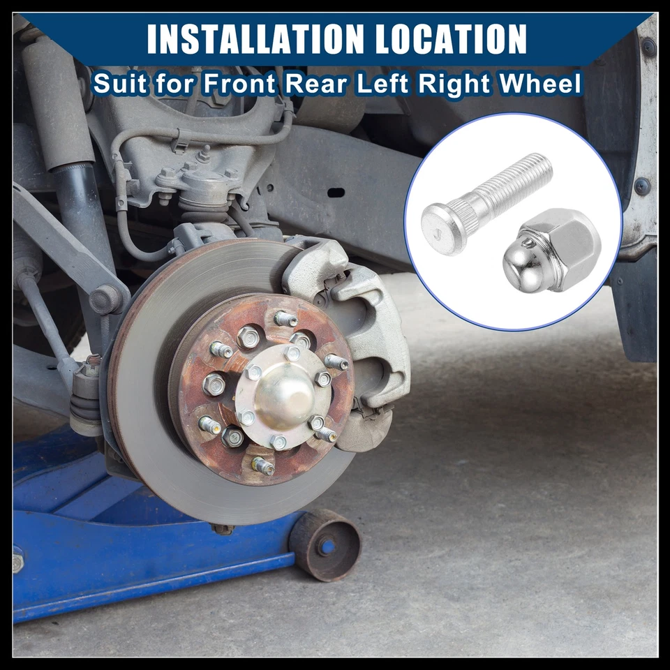 1 juego de pernos de rueda M12-1.50 para Hyundai Sonata para Kia Rio Foto 2 de 4