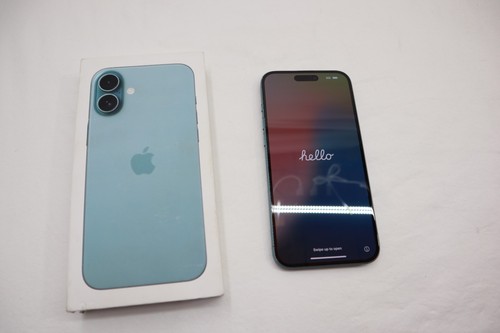 APPLE IPHONE 16 PLUS 128GB - TEAL ***(BAD-ESN)*** W/BOX MODEL#MXUX3LL/A *AS-IS**