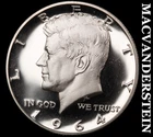 1964 Silver Kennedy Half Dollar - Choice Gem Proof  Lustrous  #J7776