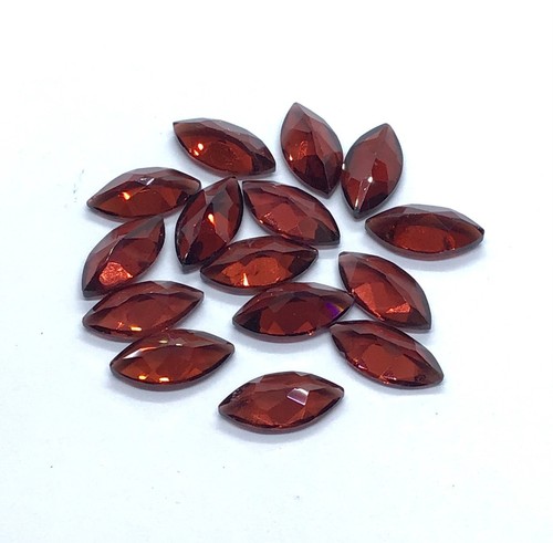Natürlicher loser Edelstein Marquise-Schliff AAA Granat facettiert zur Herstellung aller Schmuckstücke - Bild 1 von 10