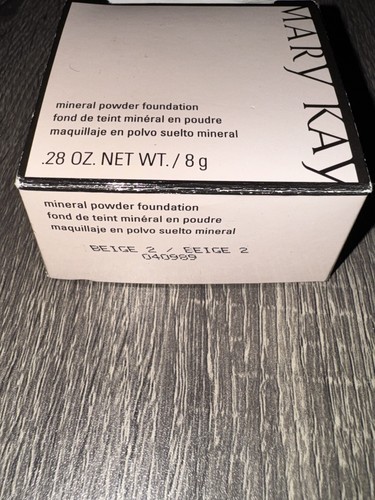 Mary Kay Mineral Powder Foundation Loose Beige #2 Retired - NEW *Opened For Pics - Picture 8 of 10