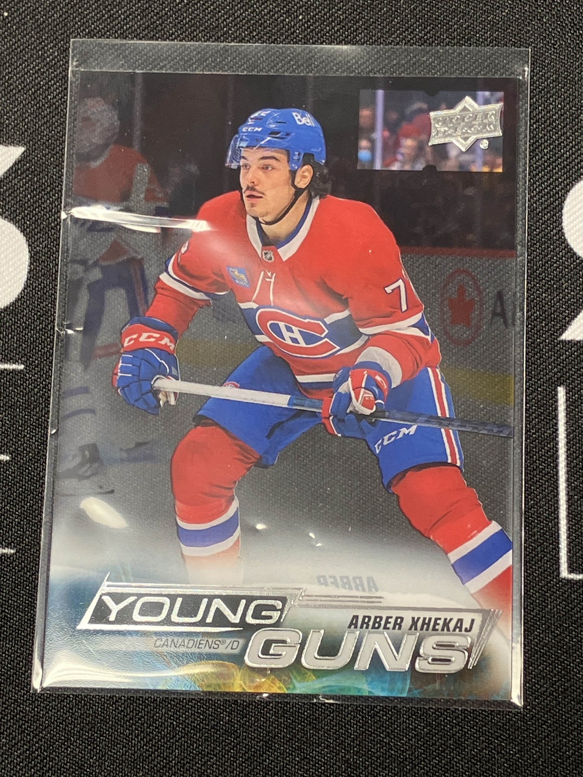 22/23 2022 UPPER DECK SERIES 2 ARBER XHEKAJ #490 YOUNG GUNS ROOKIE RC CLEAR CUT