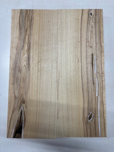 White Ash 2 Pcs Glued 21x 15-1/2x 1-3/4 Guitar body blank Luthierwood #93 - Picture 2 of 4
