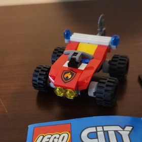 LEGO City Fire ATV 60105 Complete Set Firefighter Minifigure Vehicle with manual