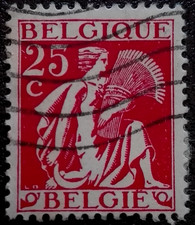 Belgium: 1932 New daily stamps, 25 C. (Collectable Stamp).