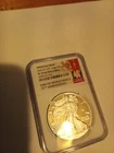 2020-W Proof American Silver Eagle PF-70 (V75 End of WWII) - SKU#252847