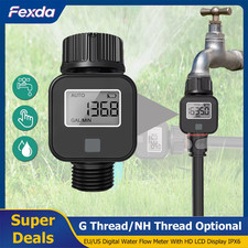 Digital Water Flow Meter High Accuracy Waterproof Electronic Flowmeter for Outdo