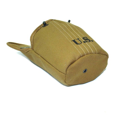Reproduction 0.8L US Soldier WWII WW2 Canteen Cup and Cover Set - Picture 7 of 7