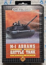 M-1 Abrams Battle Tank (Sega Genesis, 1991) 100% Complete (Working)