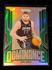 2024-25 Panini Prizm - Dominance Luka Dončić #12 Green Prizm