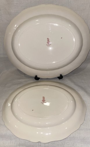 DE COLECCIÓN 2 PLATOS OVALADOS ROYAL DOULTON SHERBORNE D5915 13,5” X 10,25” y 15,5” x 12,5” - Imagen 9 de 13