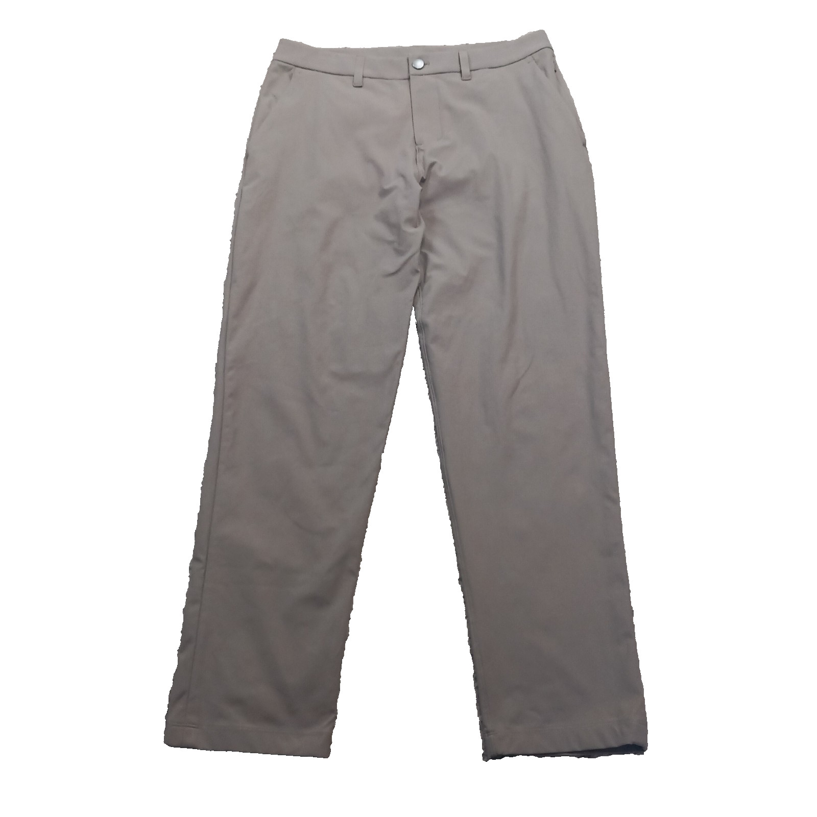 Lululemon ABC Trousers Mens W32 Beige Smart Casual Regular Fit Preppy Athleisure