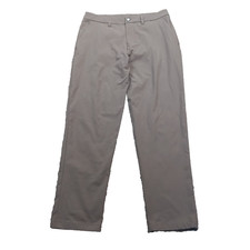 Lululemon ABC Trousers Mens W32 Beige Smart Casual Regular Fit Preppy Athleisure