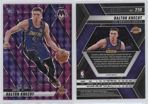 2024-25 Panini Mosaic Rookies Purple Prizm /99 Dalton Knecht #238 Rookie RC